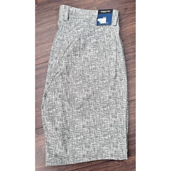Kenneth Cole Mens Performance Resort Shorts Flat Front In Green Scratch Size 30 - Picture 4 of 6